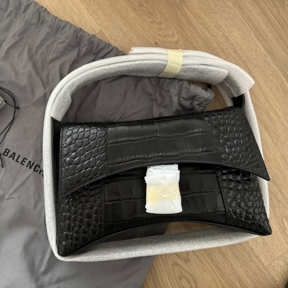 Balenciaga Croc XS Soft Hourglass Shoulder Bag - Picture 8 of 9